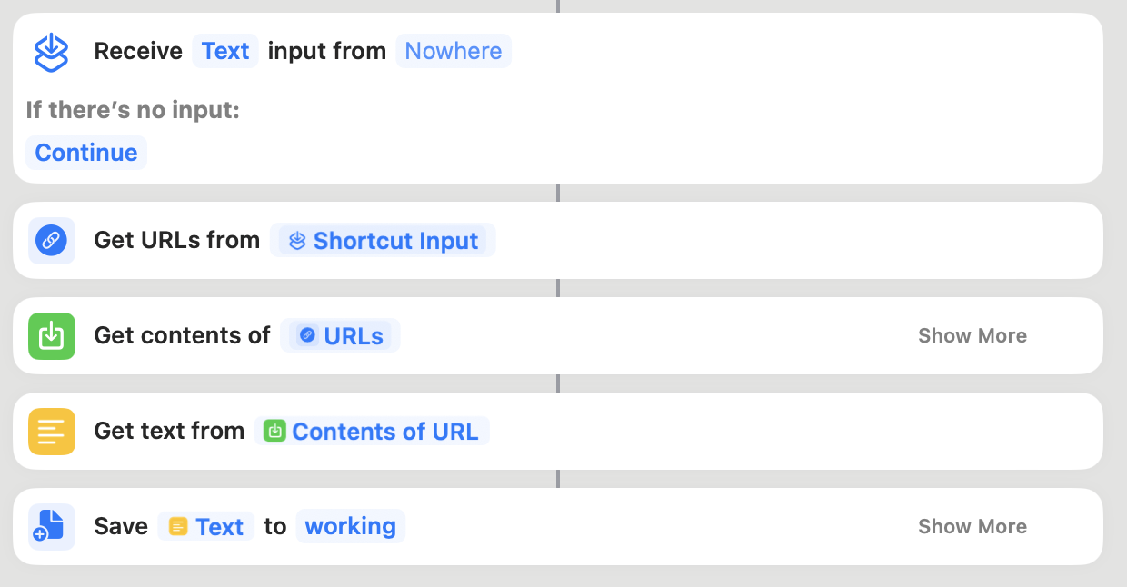 Shortcut Process Designing for a Low-Code Web Scraping Process Using Apple Shortcuts ...