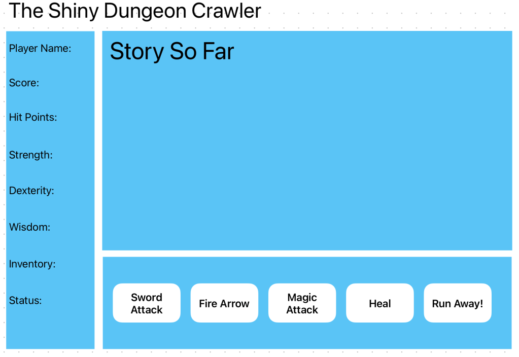 A Text-Based Dungeon Crawler, Part 3 – Prototyping the&nbsp;UI